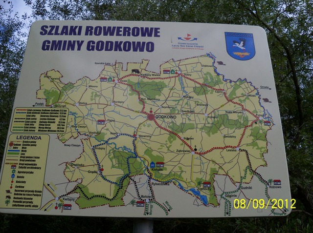 Szlaki rowerowe gminy Godkowo